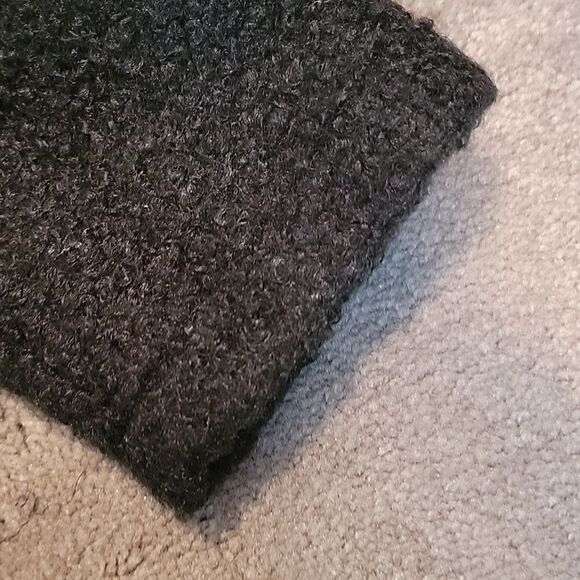 NWOT Bobeau dark green nubby knit 3/4 sleeve sweater jacket - Picture 12 of 14